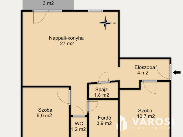 Fiatalos lakás kiadó a Tápai utcában!