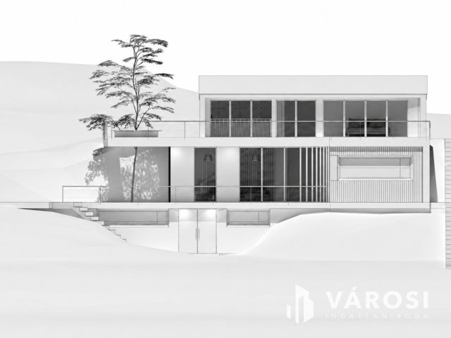 Solymár legszebb panorámája, megkezdett családiház építéssel