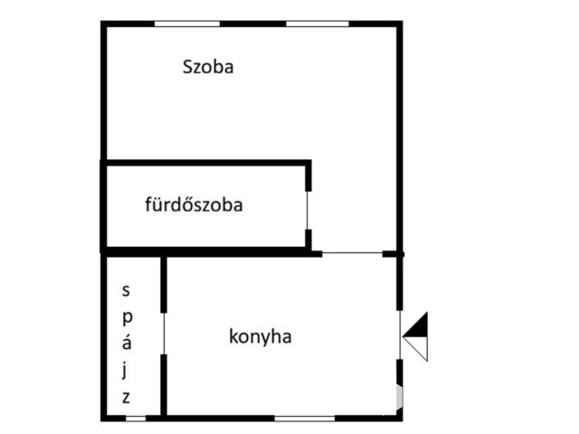 Jó állapotú, azonnal költözhető kislakás Szombathelyen